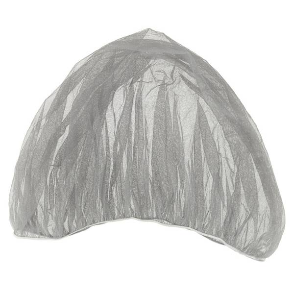 Myggenet til barnevogn universelt 140 cm elastik grå polyester Grey