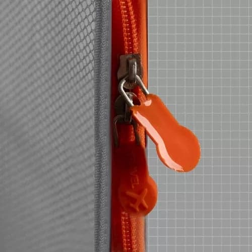 Rejseorganisator pakkekuber 6-pak polyester grå/orange