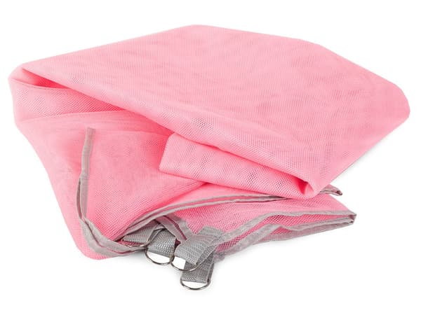 Picnic-tæppe sandafvisende mesh 200x150 cm rosa