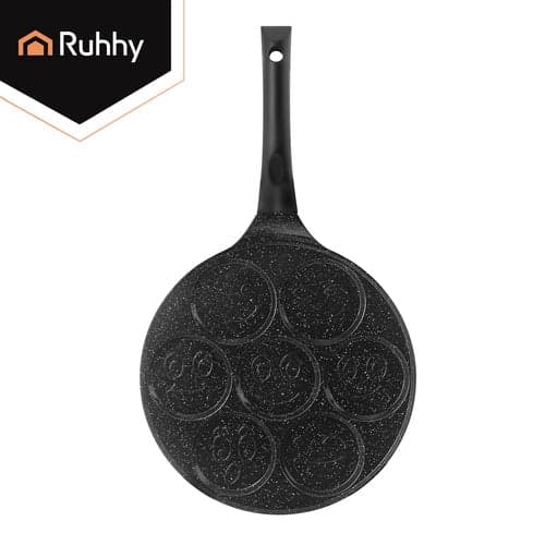 Pandekagepande 7 huller 26,5 cm keramisk non-stick til induktion/gas/el