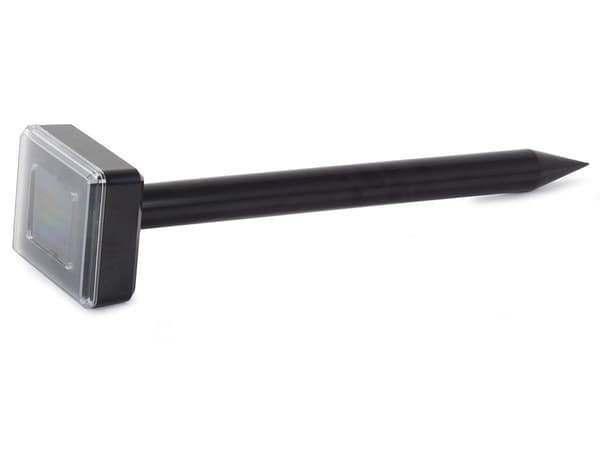 Solcellsdriven mullvads- och sorkavskräckare 37 cm 400–1000 Hz