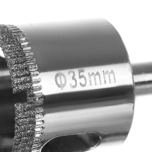 Diamantborekrone-sæt 10-pak 6–68 mm til fliser, glas & keramik