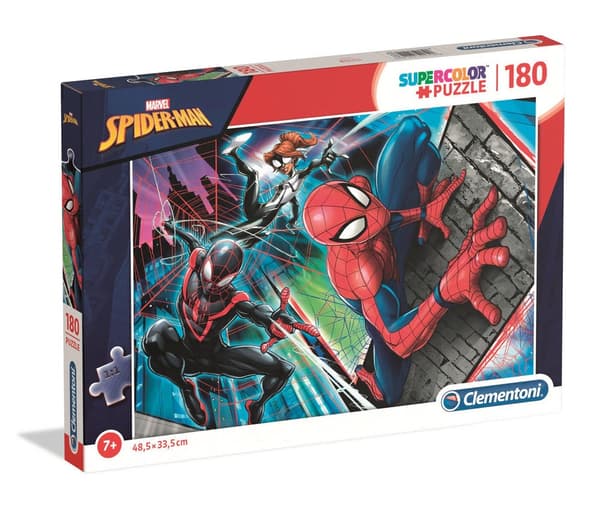 Spider-Man-palapeli 180 palaa lapsille 7+ Marvel Super Color
