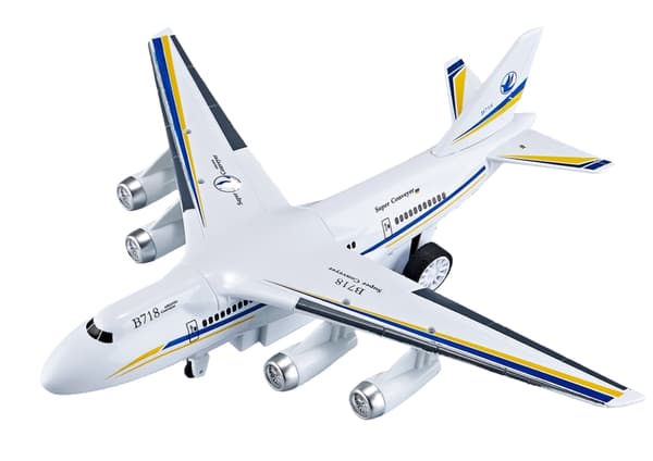 Radiostyrt passagerarflygplan 40 MHz med LED/ljud, 34 cm