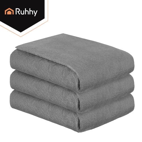 Mikrofiber fönsterduk 40x50 cm 3-pack grå 280 g/m²