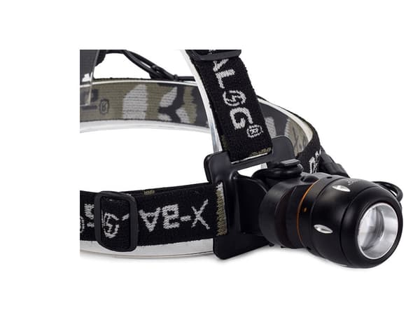 Otsalamppu CREE XML-T6 LED zoom 400 m takavalolla ja pyöräkiinnikkeillä