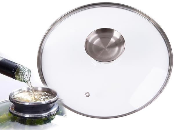 Kasserolle med låg 7,8 L i støbt aluminium keramisk non-stick sort