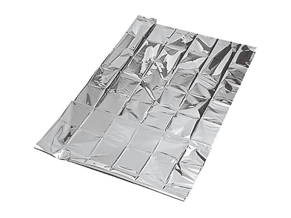 Redningsfilt i sølvfolie 140x210 cm sølv 1-pack