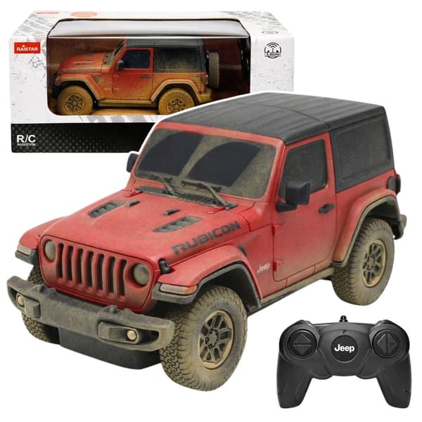 Fjärrstyrd bil Jeep Wrangler Rubicon 1:24 2.4 GHz Muddy