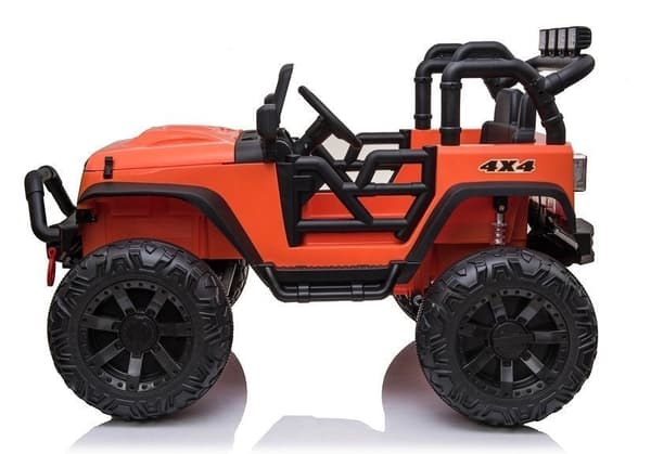 Elektrisk åkbil Jeep för barn orange 2x200W 24V fjärrkontroll