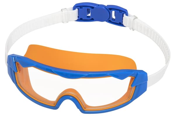 Simglasögon barn 7+ UV-skydd polykarbonatlins justerbar rem latexfria