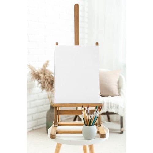 Målarduk på MDF 30x40 cm 8-pack primad vit bomull 180 g/m²