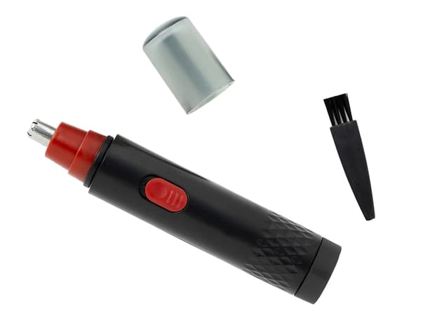 Næsehårstrimmer/ørehårstrimmer i rustfrit stål batteridrevet AA