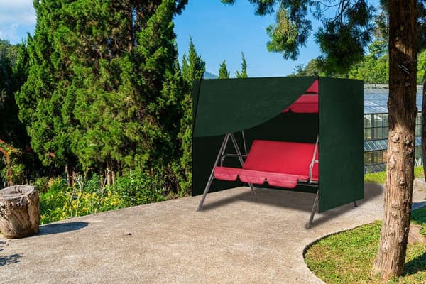 Beskyttelse til havehængematte PE 215x153x145 cm med lynlås
