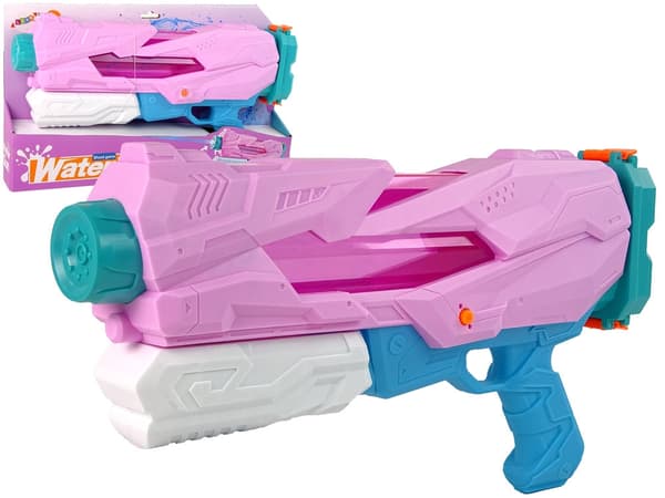 Vandpistol 800 ml 8 m rækkevidde rosa/blå fra 6 år