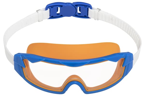 Simglasögon barn 7+ UV-skydd polykarbonatlins justerbar rem latexfria