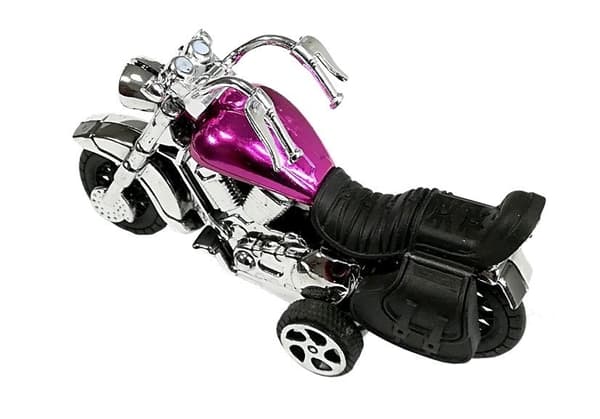 Leksaksmotorcyklar pull-back 3-pack 9 cm, från 3 år