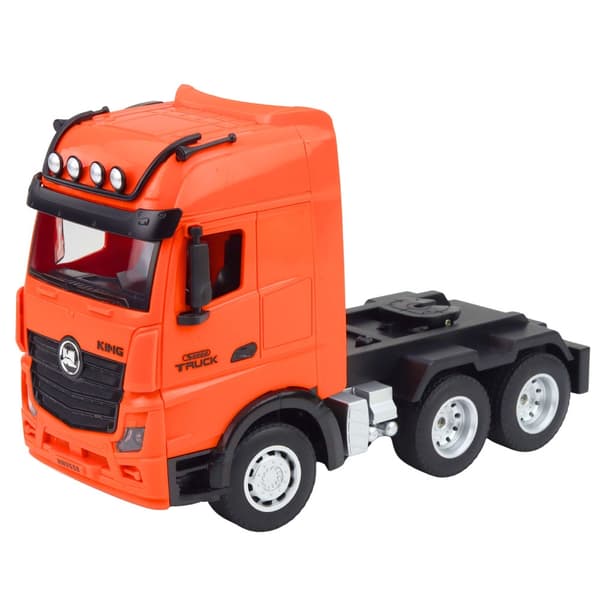 Fjernstyret containerlastbil RC 1:18 9CH 2.4GHz med trailer LED/lyd
