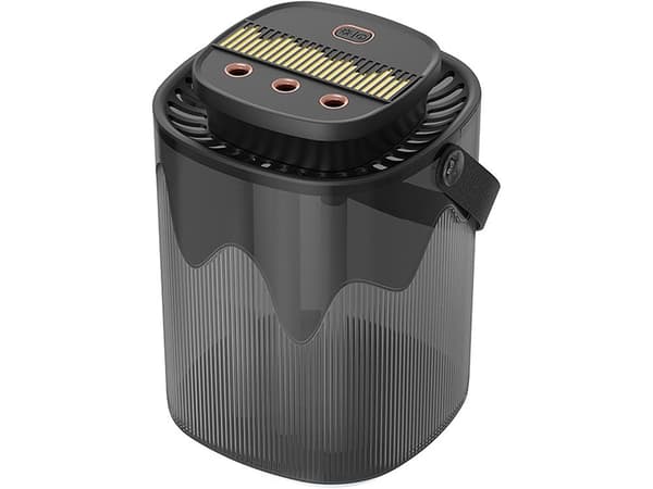 Ilmankostutin 3000 ml, aromadiffuuseri, USB, 3 tilaa, lämpimänvalkoinen valo, musta
