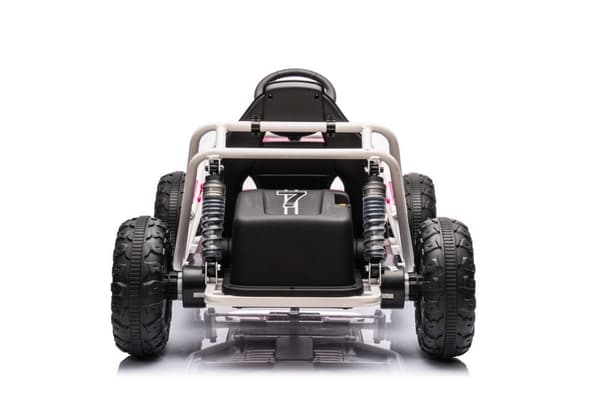 Elbil för barn buggy 24V rosa Battery Car Buggy A8812