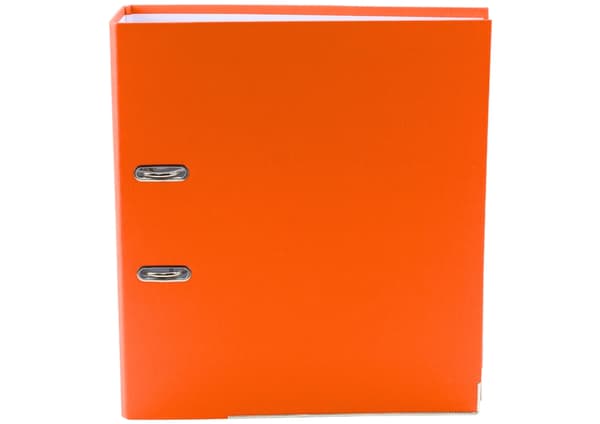 A4-ringbind 75 mm ryg til 500 ark, orange