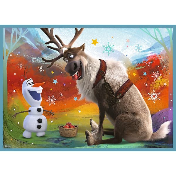 Frozen 4-i-1 barnpussel 12/15/20/24 bitar 285x205 mm