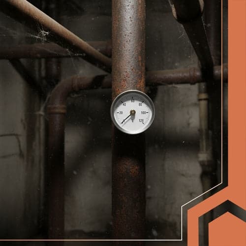 Kontakttermometer bimetall 0-120°C Ø6,3 cm med monteringsfjäder