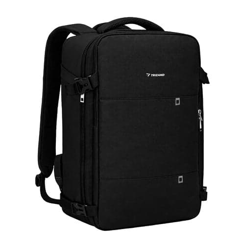 Vanderygsæk håndbagage 42x32x40 cm sort med USB, 15,6"