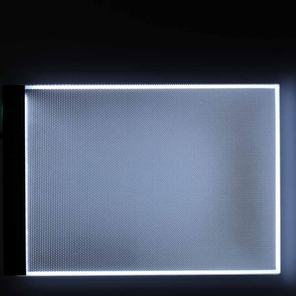 A4 lysbord LED-tegneplade 3 lysindstillinger USB, 33,5x23,5 cm