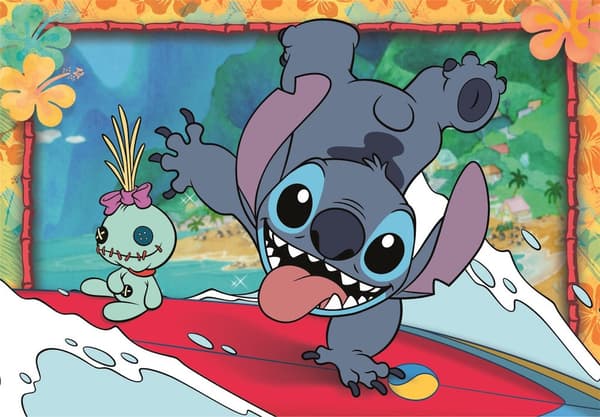Børnepuslespil Disney Stitch 2 × 20 brikker, 27 × 18,5 cm