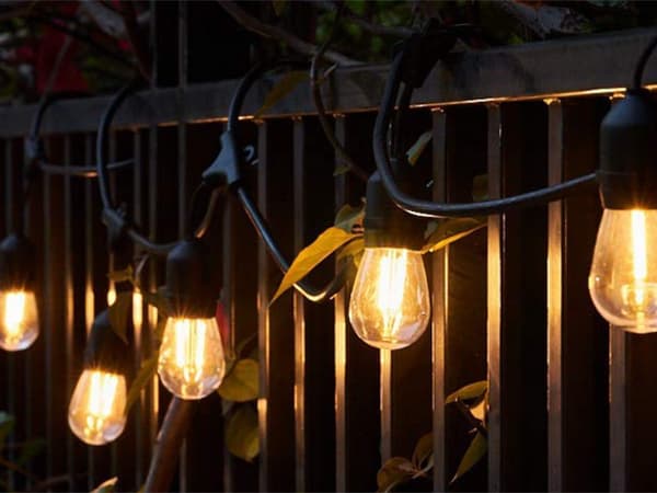 Ulkovalosarja 20 m 20 LED E27 lämminvalkoinen IP44