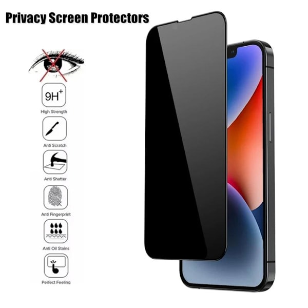 2-pack iPhone 13 Pro Privacy Screen Protector - Privacy and