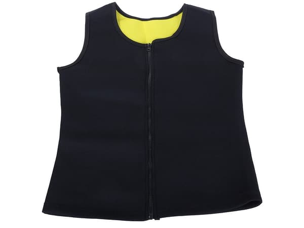 Neopren træningstrøje herre sort størrelse L 60% polyester/40% nylon