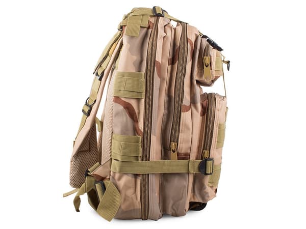Militär ryggsäck 30L beige med MOLLE-system 43x24x25 cm