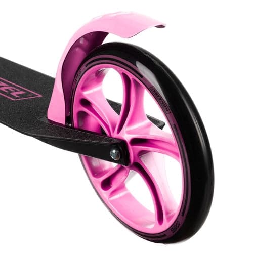 Sammenklappelig scooter til børn 200 mm hjul justerbart styr 87–98 cm sort/rosa