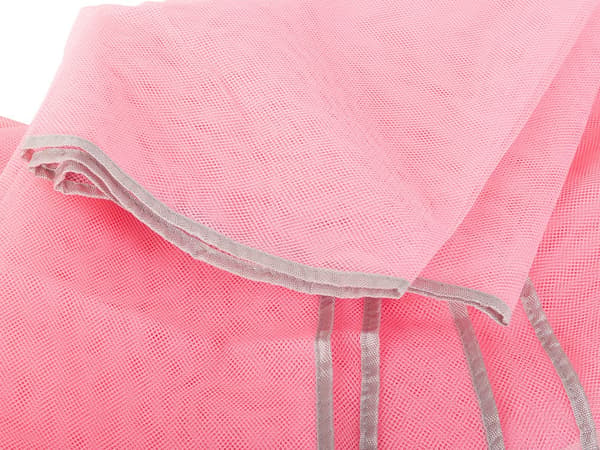Picnic-tæppe sandafvisende mesh 200x150 cm rosa
