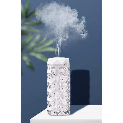 Luftfugter 400 ml med LED-natlampe rose RGB/hvid, USB-C
