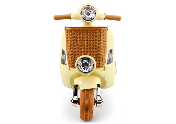 Batteriscooter Vespa XW-03 beige, kompakt elscooter til bykørsel
