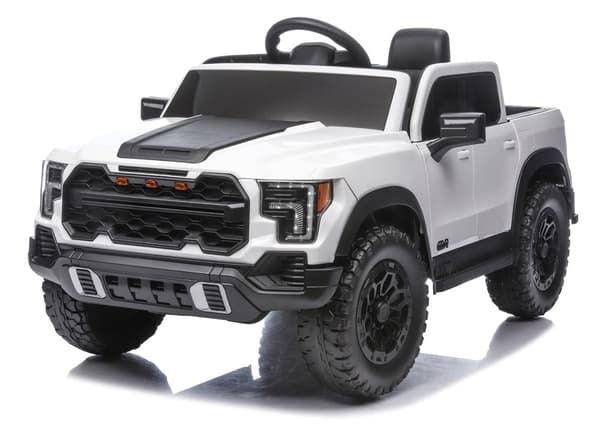 Batteridrevet elbil 4x4 til børn, hvid