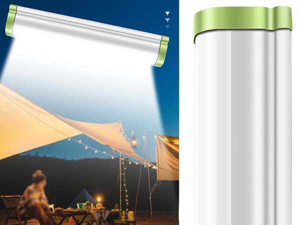 Genopladelig LED arbejdslampe med magnet og krog USB-C 31 cm