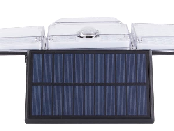 Solcellslampa 181 LED med rörelse/skymningssensor IP65 inkl fjärr
