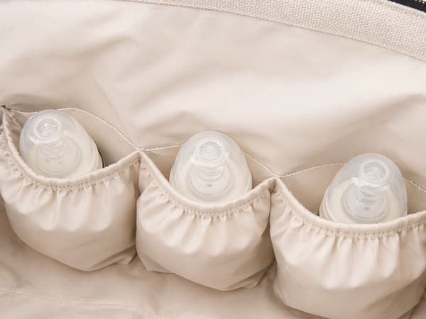 Mammaväska 3-i-1 set polyester svart med necessär organiserare