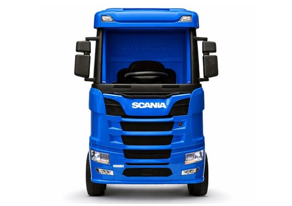 Batteribil Scania 500R HL698 4x4 blå för barn