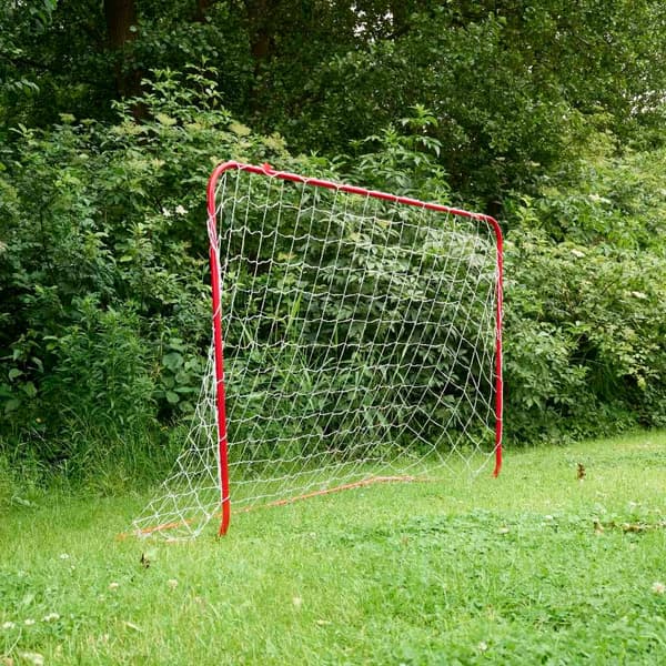 Fodboldmål til børn 183x122x61 cm galvaniseret stål sammenklappeligt