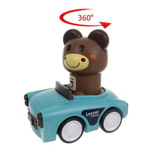 Sensoriset eläinautot paina ja mene 4-pack leluautot 18 kk+