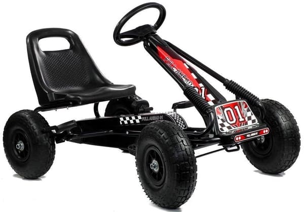 Go-kart trampbil för barn 4+ år, justerbar sits, max 30 kg