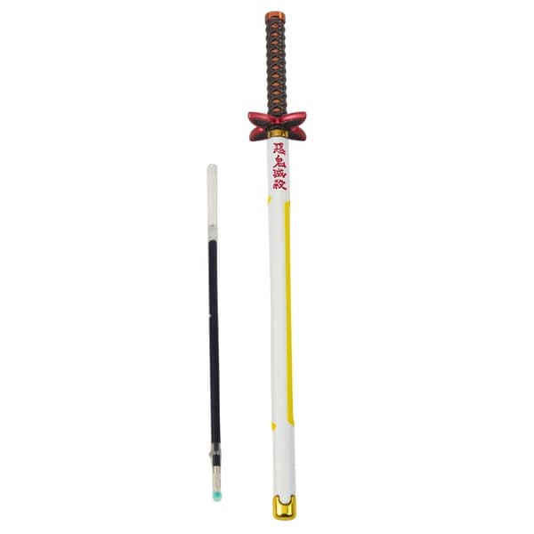 Metallpen med katana-design med sort refill 19,5 cm (1-pak)