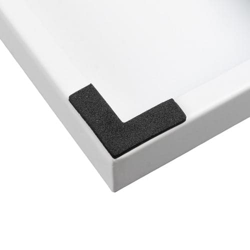 LED sminkspegel 80x62 cm med 18 LED, touchdimmer, 10x sugproppsspegel