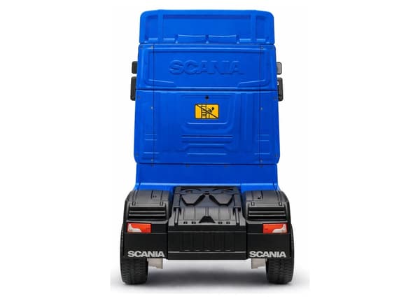 Batteribil Scania 500R HL698 4x4 blå för barn