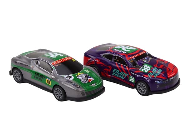 Leksaksbilar pull-back 10-pack 1:64 racingbilar 8 cm, 3+ år
